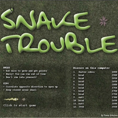 Snake Trouble